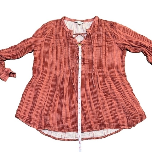 VINTAGE America Corset Front Long Sleeve Missy Women’s (Sz L) - Picture 14 of 14